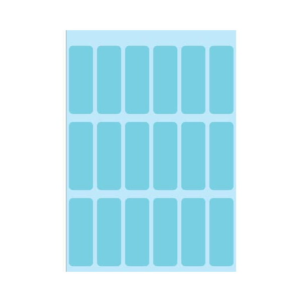4008705036535 - Etiketten Vario 3653 blau 12x34mm rechteckig 4008705036535 10 Stück