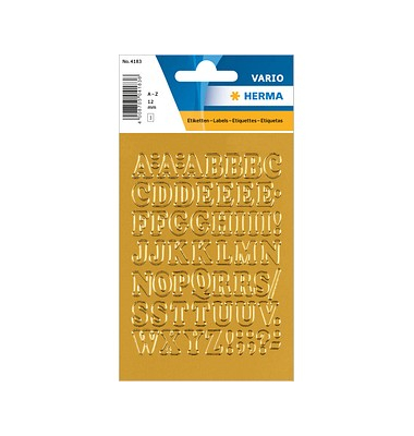 4183 12mm Buchstabenetiketten A-Z go
