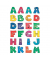 4194 Etiketten Buchst.A-Z bunt