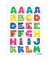 4194 Etiketten Buchst.A-Z bunt