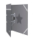 Motivordner Stars Stars grau mit Bordüre 7189, A4 70mm breit