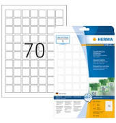 Etiketten Movables 10105, weiß 24x24mm, quadratisch, 