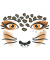 15303 Sticker Face Art Leopard