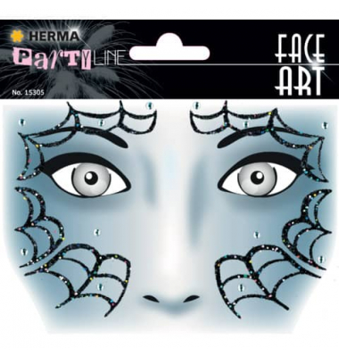 15305 Sticker Face Art Spider