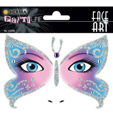 15308 Sticker Face Art Butterfly
