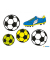 19193 Sticker Reflektor Fußball