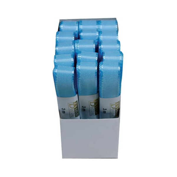 15 Stück GOLDINA Taftband 1445015311503, 15mm x 3m, blau 4008953002764 GOLDINA 3 Meter