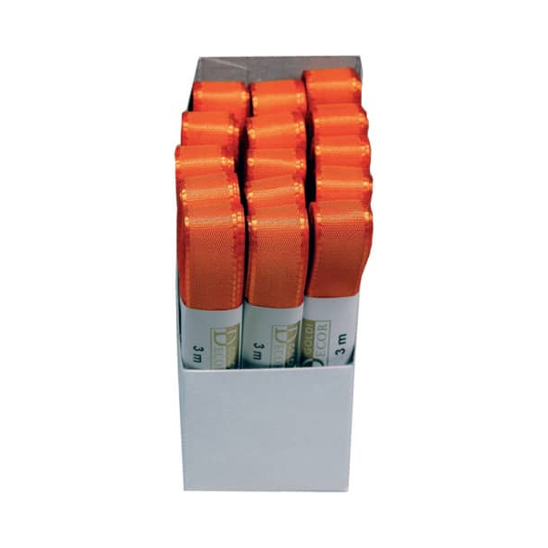 15 Stück GOLDINA Taftband 1445015401503, 15mm x 3m, orange 4008953017881 GOLDINA 3 Meter
