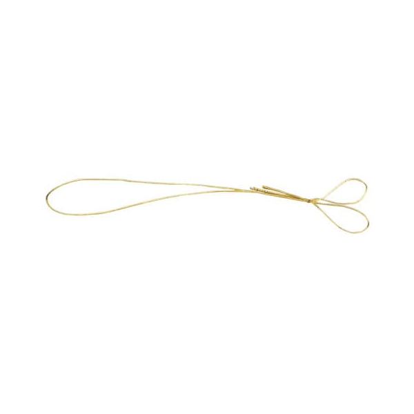 100 Stück GOLDINA LOY 562701150030 L30cm Fertigschleifen elastisch gold 4008953031474 GOLDINA
