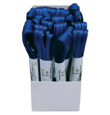 Geschenkband 197203352003, ohne, 3mm x 3m, dunkelblau