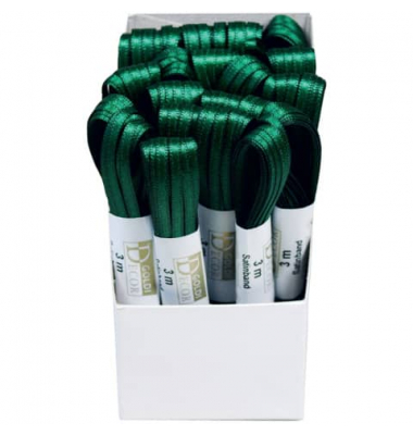 Geschenkband 197203592003, 3mm x 3m, dunkelgr&uuml;n