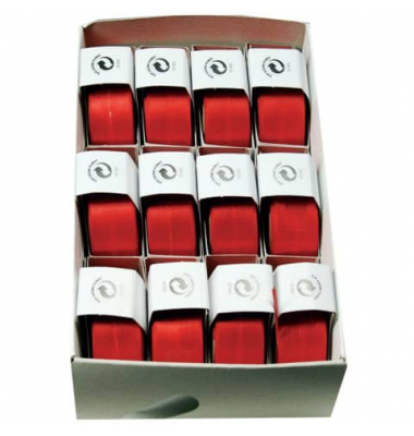 Satinaband 3972025201203, 25mm x 3m, rot