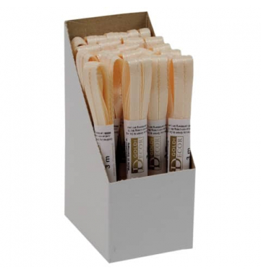 Taftband 1445 005 021 2003, ohne, 5mm x 3m, creme