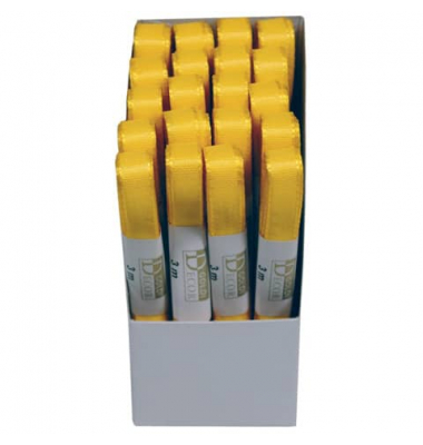 Taftband 1445 005 10 2003, ohne, 5mm x 3m, gelb