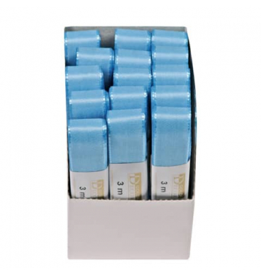 Taftband 1445025311503, ohne, 25mm x 3m, blau