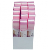 Geschenkband 1172015211503, ohne, 15mm x 3m, rosa