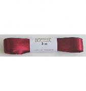 Doppelsatinband 1172015261503, 15mm x 3m, weinrot