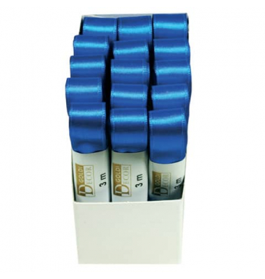 Doppelsatinband 1172015371503, 15mm x 3m, aquablau