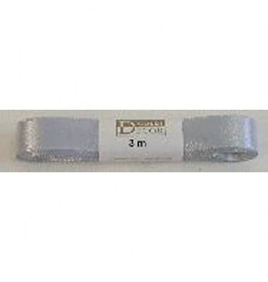 Doppelsatinband 1172015051503, 15mm x 3m, silber