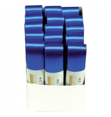 Doppelsatinband 1172025511503, 25mm x 3m, ultramarinblau