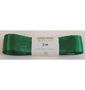 Doppelsatinband 1172025591503, 25mm x 3m, dunkelgrün