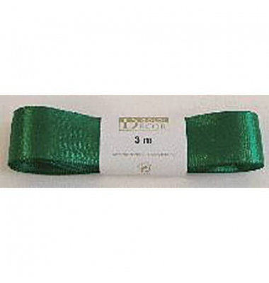Doppelsatinband 1172025591503, 25mm x 3m, dunkelgrün