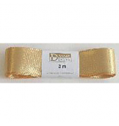 Doppelsatinband 1172025151503, 25mm x 3m, gold