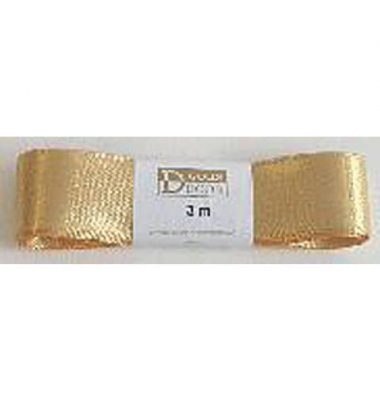 Doppelsatinband 1172025151503, 25mm x 3m, gold