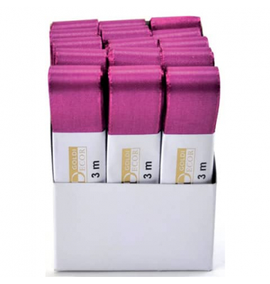 Taftband 14450252231503, 25mm x 3m, pink