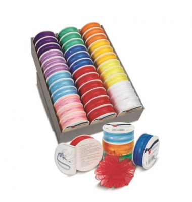 Zugband Susifx 1278-099, ohne, 25mm x 3m, farbig sortiert