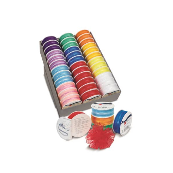 36 Stück Präsent Zugband 1278-099, Susifx, 25mm x 3m, sortiert 4009236300492 Präsent 3 Meter