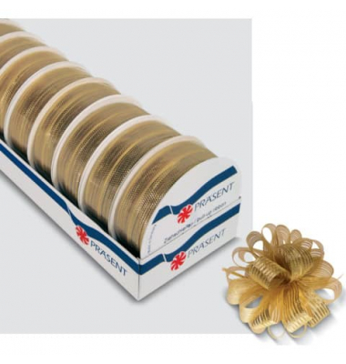 Zugband 5826634, Streifen, 25mm x 3m, gold