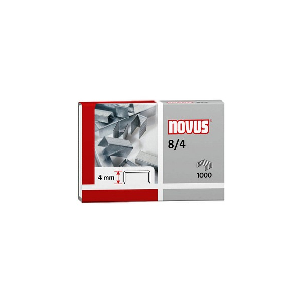 4009729004968 - Heftklammern Heftklammer 040-0130 Stahldraht verzinkt 8 4 Heftleistung 15 Blatt max  4009729004968 Novus