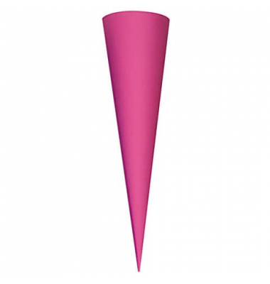 Bastel-Schultüte pink 70cm rund 97816