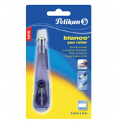 Korrekturroller 338772 Pen Roller, blau/transparent, 5mm x 6m, Einweg