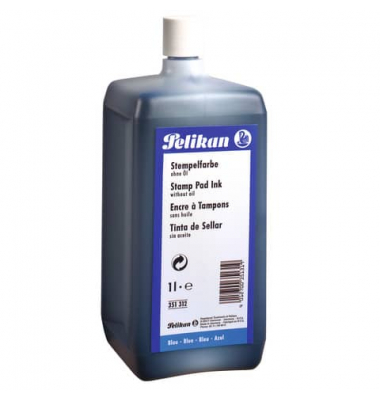 Stempelfarbe Typ 4K 351312 ohne &Ouml;l 1000ml Flasche blau