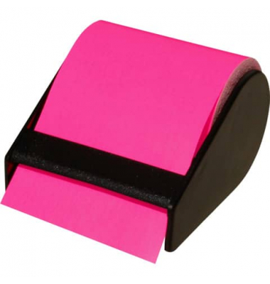 Haftnotizspender CT1917, 60mm x 10m, nachf&uuml;llbar, neonpink