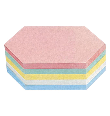 Moderationskarten 111152210, 20x9,5cm, Rhombus, 120g, farbig sortiert 
