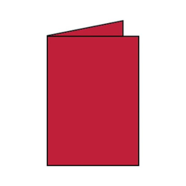 50 Stück Rössler Blanko-Grußkarten Faltkarte 16401036 A5 148mm x 210mm (BxH) 220g rot 4014969044438 Rössler