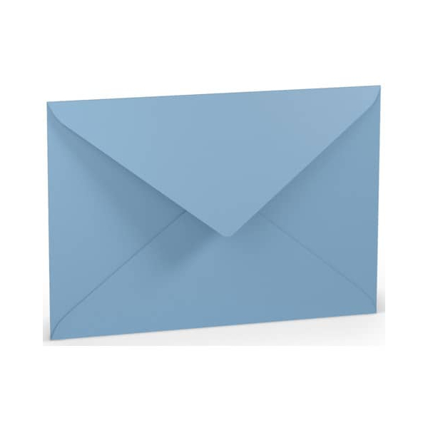 50 Stück Rössler Designbriefumschlag Paperado 16401135, C5, nassklebend, 100g, dunkelblau gerippt 4014969044773 Rössler
