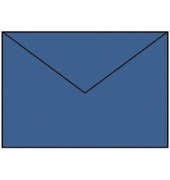 Designbriefumschlag Paperado 16401190, C5, nassklebend, 100g, jeans gerippt