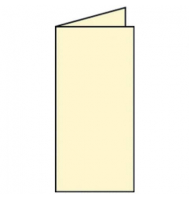 Blanko-Grußkarten Faltkarte 16400308 DIN lang hoch doppelt 100mm x 210mm (BxH) 220g chamois