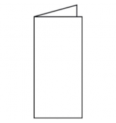 Blanko-Gru&szlig;karten Faltkarte 16400309 DIN lang hoch doppelt 100mm x 210mm (BxH) 220g ohne wei&szlig;