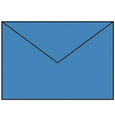 Designbriefumschlag Paperado 16401196, C5, nassklebend, 100g, stahlblau gerippt