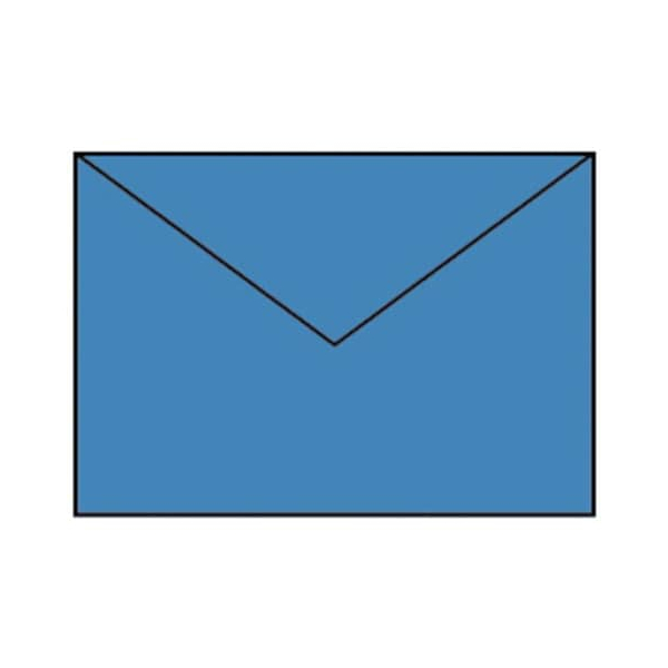 50 Stück Rössler Designbriefumschlag Paperado 16401196, C5, nassklebend, 100g, stahlblau 4014969115275 Rössler
