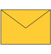 Designbriefumschlag Paperado 16401143, C5, nassklebend, 100g, ocker gerippt