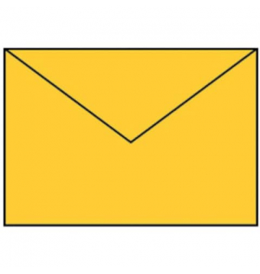 Designbriefumschlag Paperado 16401143, C5, nassklebend, 100g, ocker gerippt