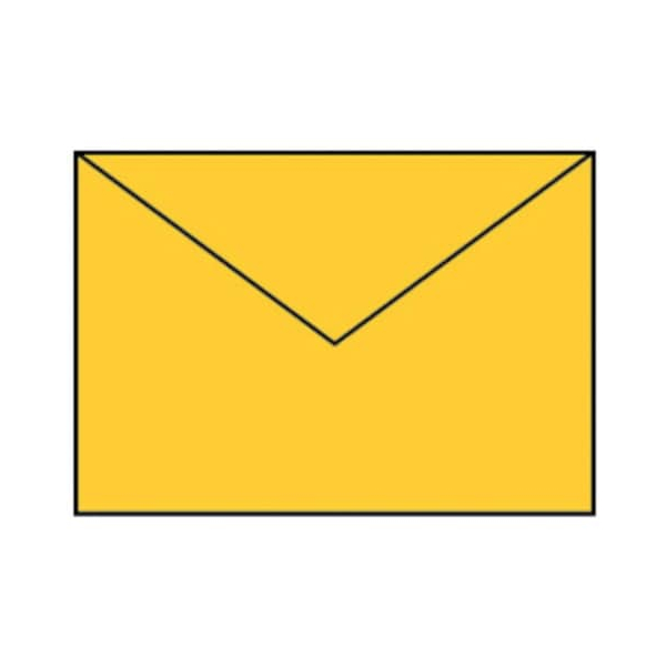 50 Stück Rössler Designbriefumschlag Paperado 16401143, C5, nassklebend, 100g, ocker gerippt 4014969125014 Rössler