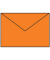 Designbriefumschlag Paperado 16401121, C5, nassklebend, 100g, orange gerippt