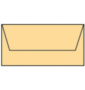 Designbriefumschlag Paperado 164002122, Din Lang, nassklebend, 100g, melon gerippt
